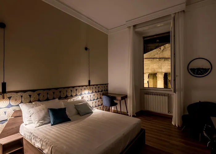 公寓 The Rent - Three-room With View Of The Portico D'ottavia *